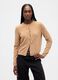 Beige cotton blend cardigan_0