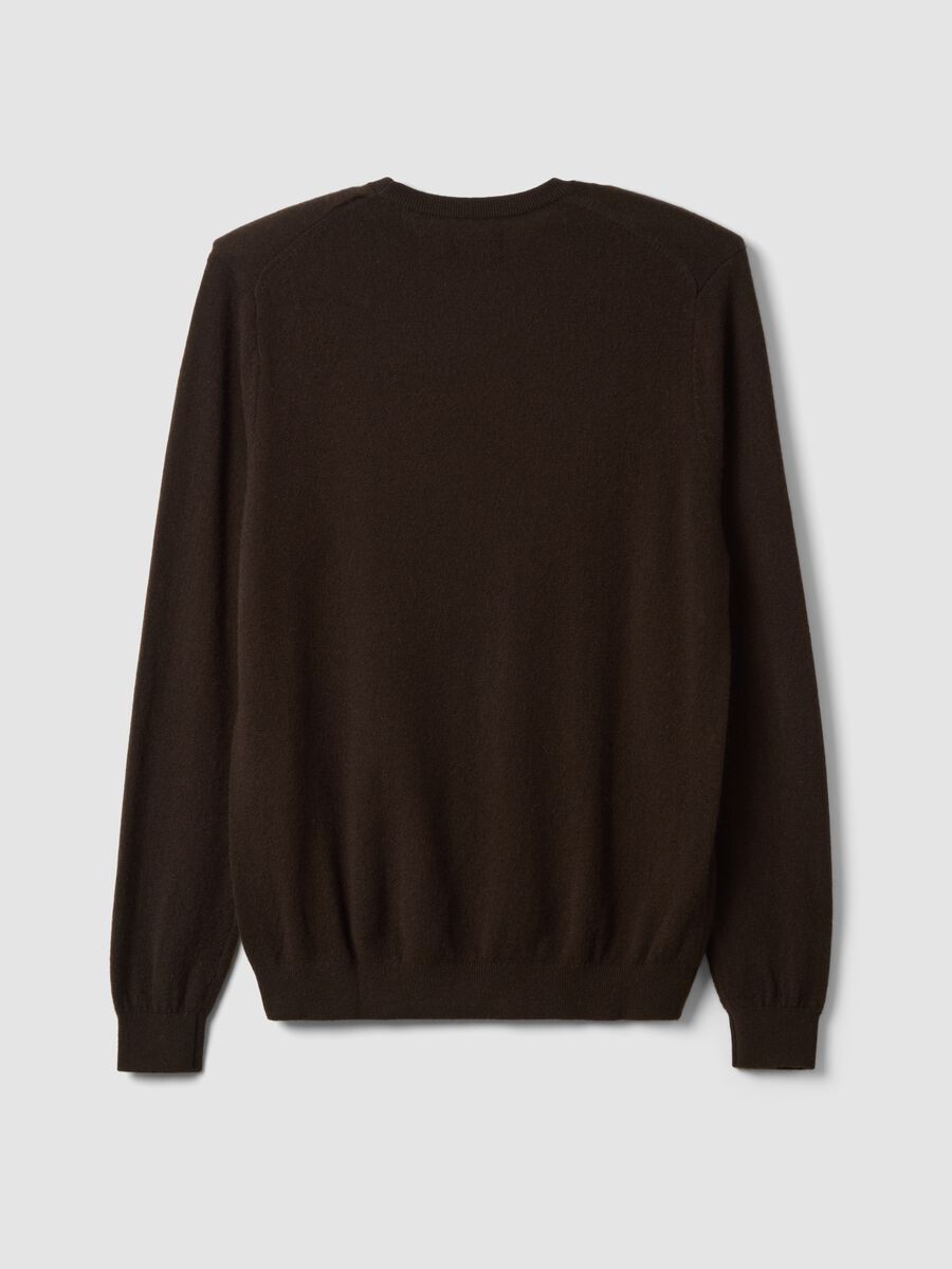 Brown pure cashmere jumper in a regular fit_5