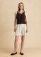 Brown pure cotton crochet tank top_1