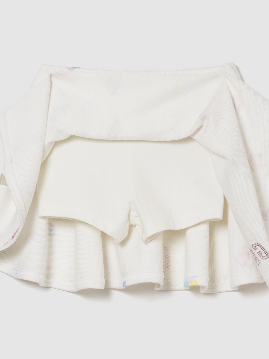 Set felpa e gonna in misto cotone con logo GAP e stampa gelati_2