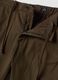 Brown slim-fit stretch twill chino trousers_1