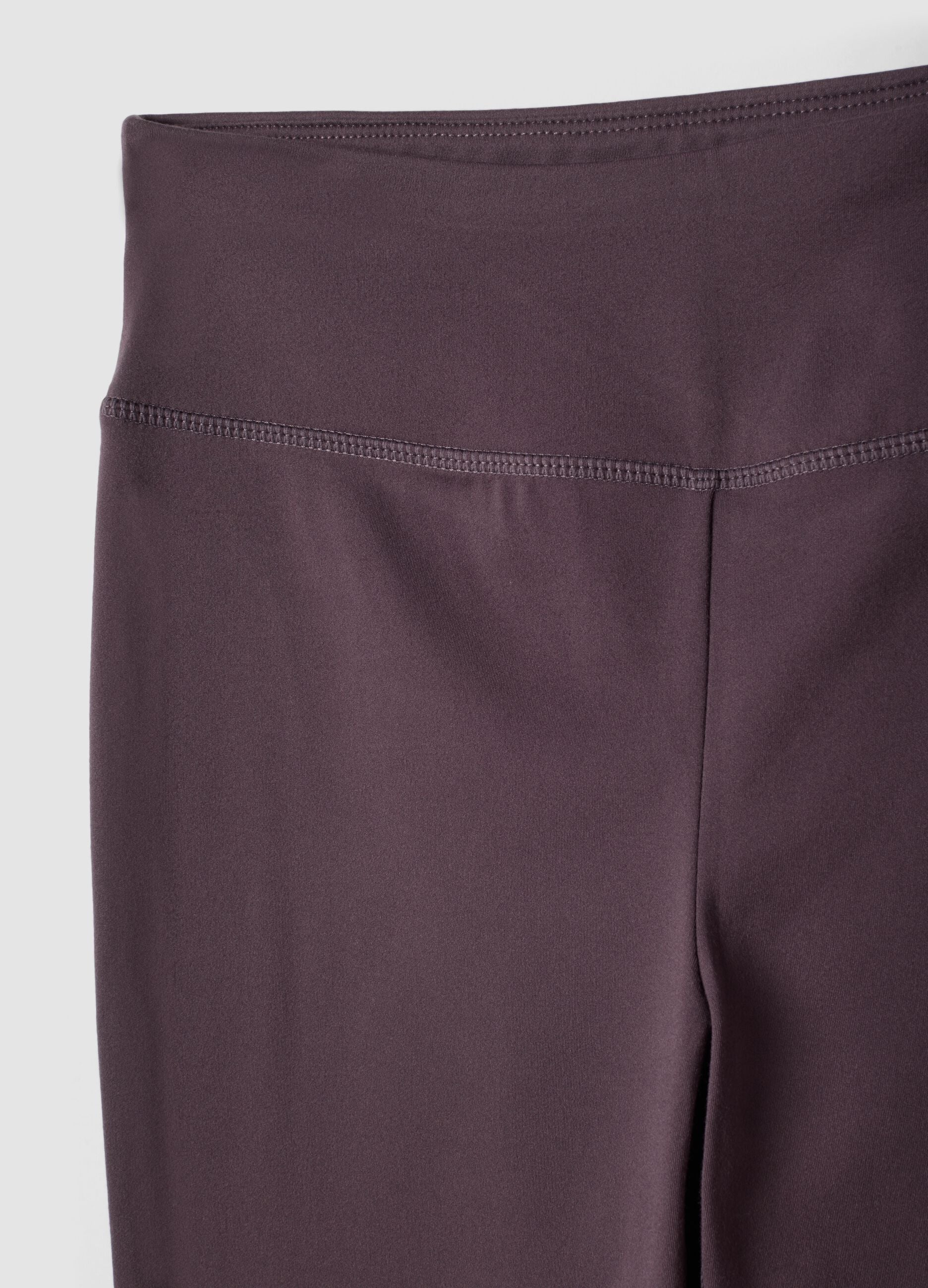 Purple flared leggings in breathable stretch fabric ALTAVIA STUDIO