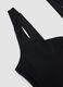 Black Stretch One-Piece Swimsuit with Padding_5