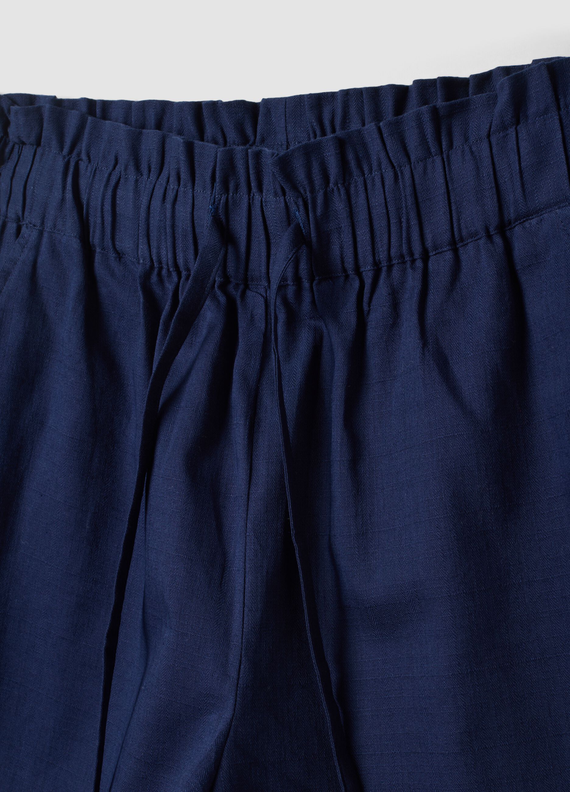 Blue pure cotton shorts
