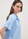 Light blue linen and viscose blend shirt, regular fit_0