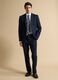 Blue stretch-viscose blazer with classic lapels_1