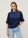 Blue top with wide sleeves, regular fit_1