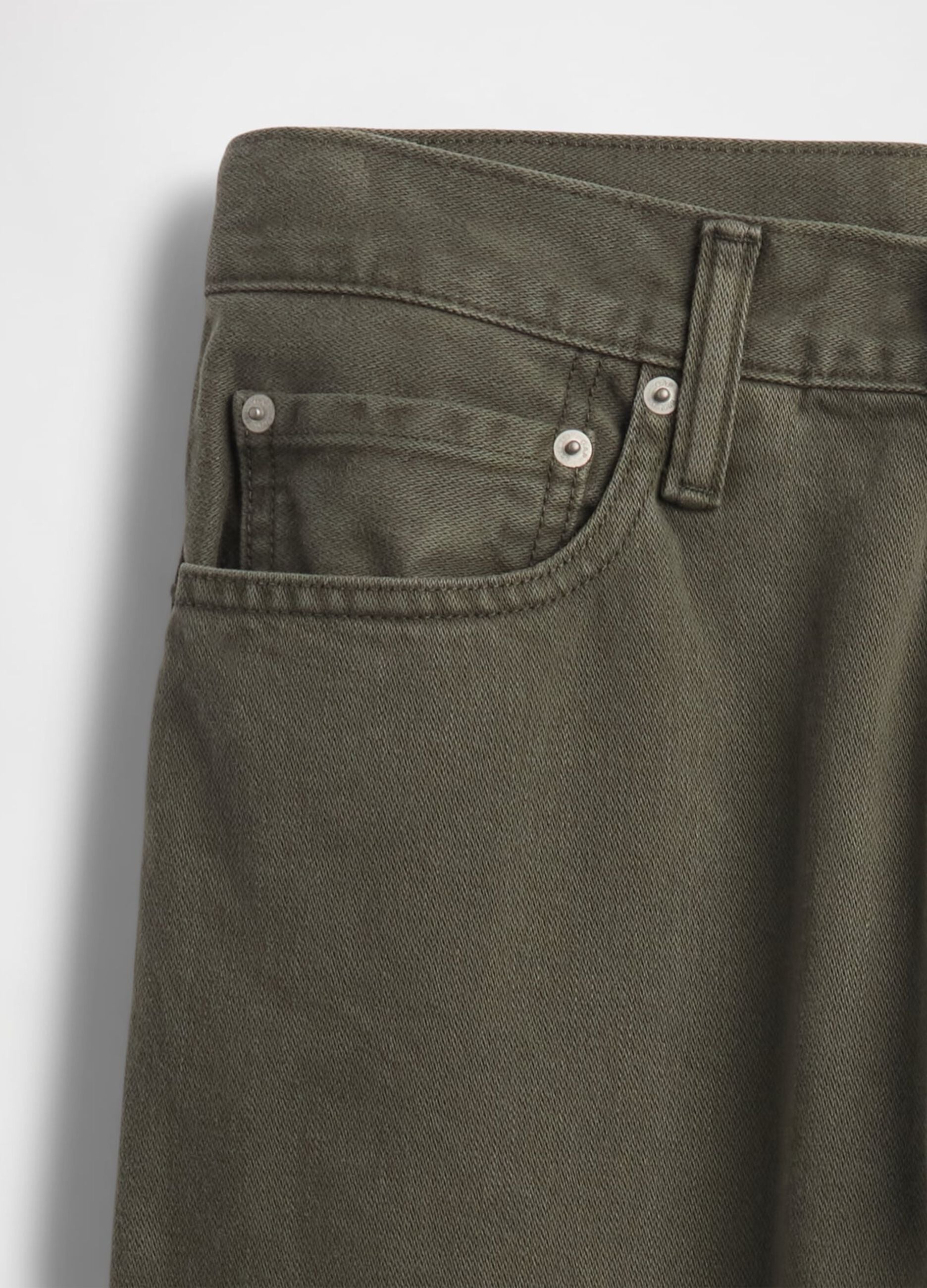Green Cotton Trousers