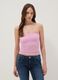 Short pink stretch-fabric top_2