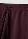 Purple wide-leg trousers in stretch modal with drawstring_1