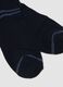 3-pack of blue ankle sports socks in stretch organic cotton_2