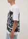 Boys&rsquo; white 100% cotton oversized T-shirt with print_2