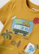 Yellow short-sleeved pure cotton T-shirt_2