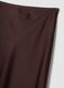 Brown satin maxi skirt with elasticated waistband_6