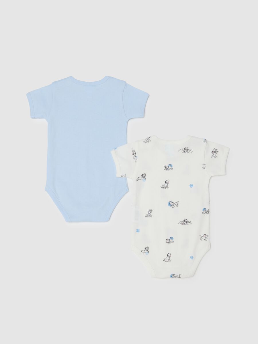 Pack of multicolour newborn bodysuits in pure cotton with prints_1