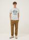 White printed pure cotton regular-fit T-shirt_1