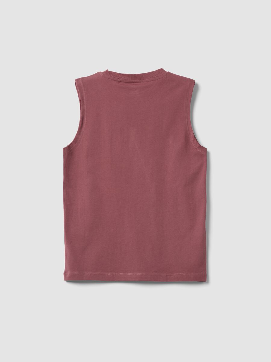 Pink organic cotton vest top_4