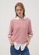 Pink viscose-blend knit top_2