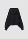 Black hooded sweatshirt in stretch viscose jersey, regular fit_6