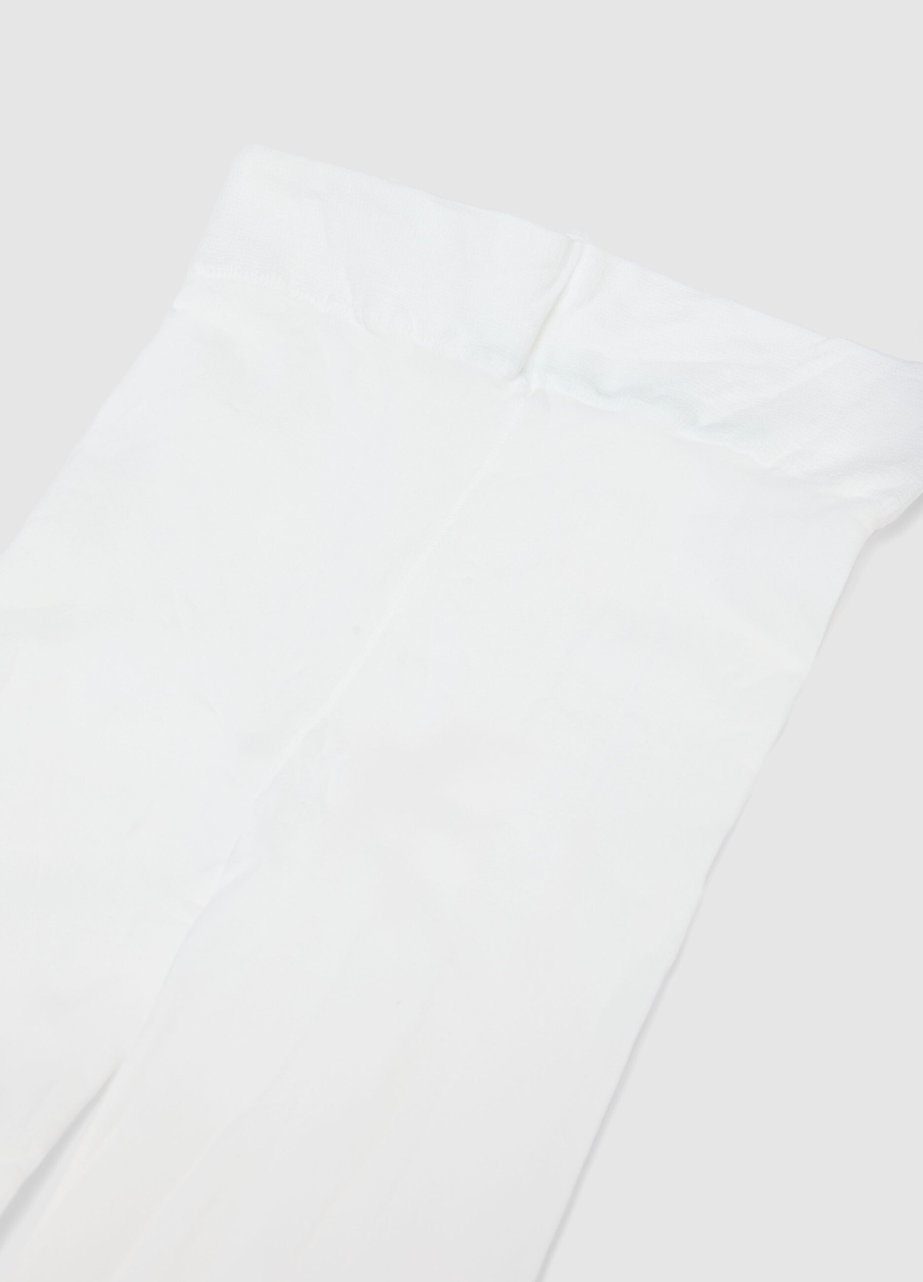 Girls' white tights