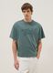 Green pure cotton regular fit top with buttons_2