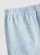 Light blue organic cotton crew‑neck pyjamas for baby and toddler_3