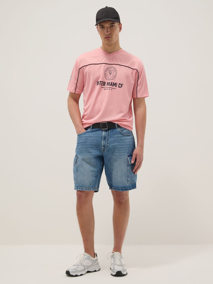 Inter Miami CF regular fit pink pure cotton T-shirt_2