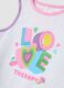 White stretch cotton printed tank top for girls, regular fit_2
