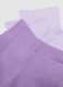 Multipack of short multicolour cotton blend socks for girls regular fit_2