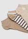 Multicolour cotton blend ankle socks multipack_1