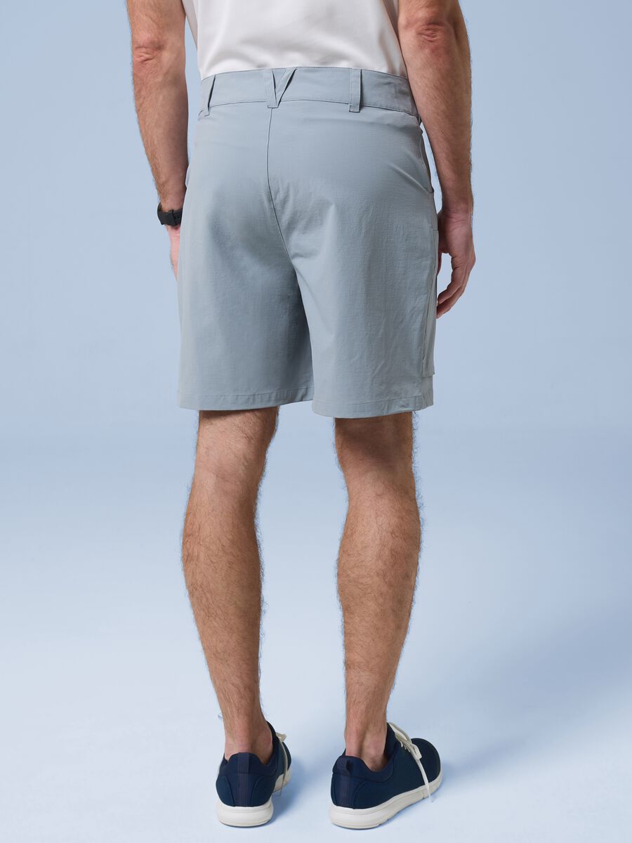 Shorts cargo grigi in tessuto elasticizzato ALTAVIA SAILING_3