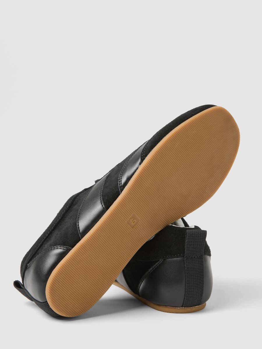 Sneakers in vera pelle nera_3