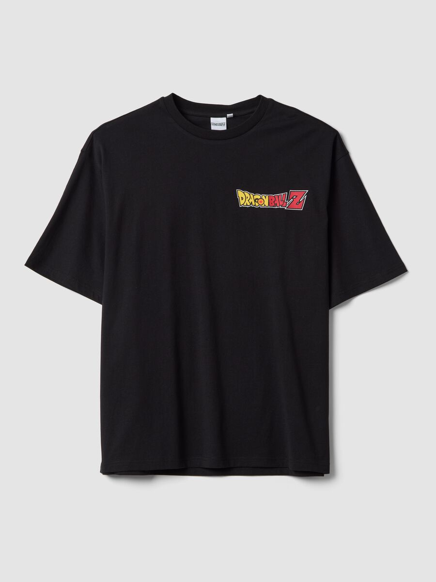 Black pure cotton T-shirt with Dragon Ball Z print_4