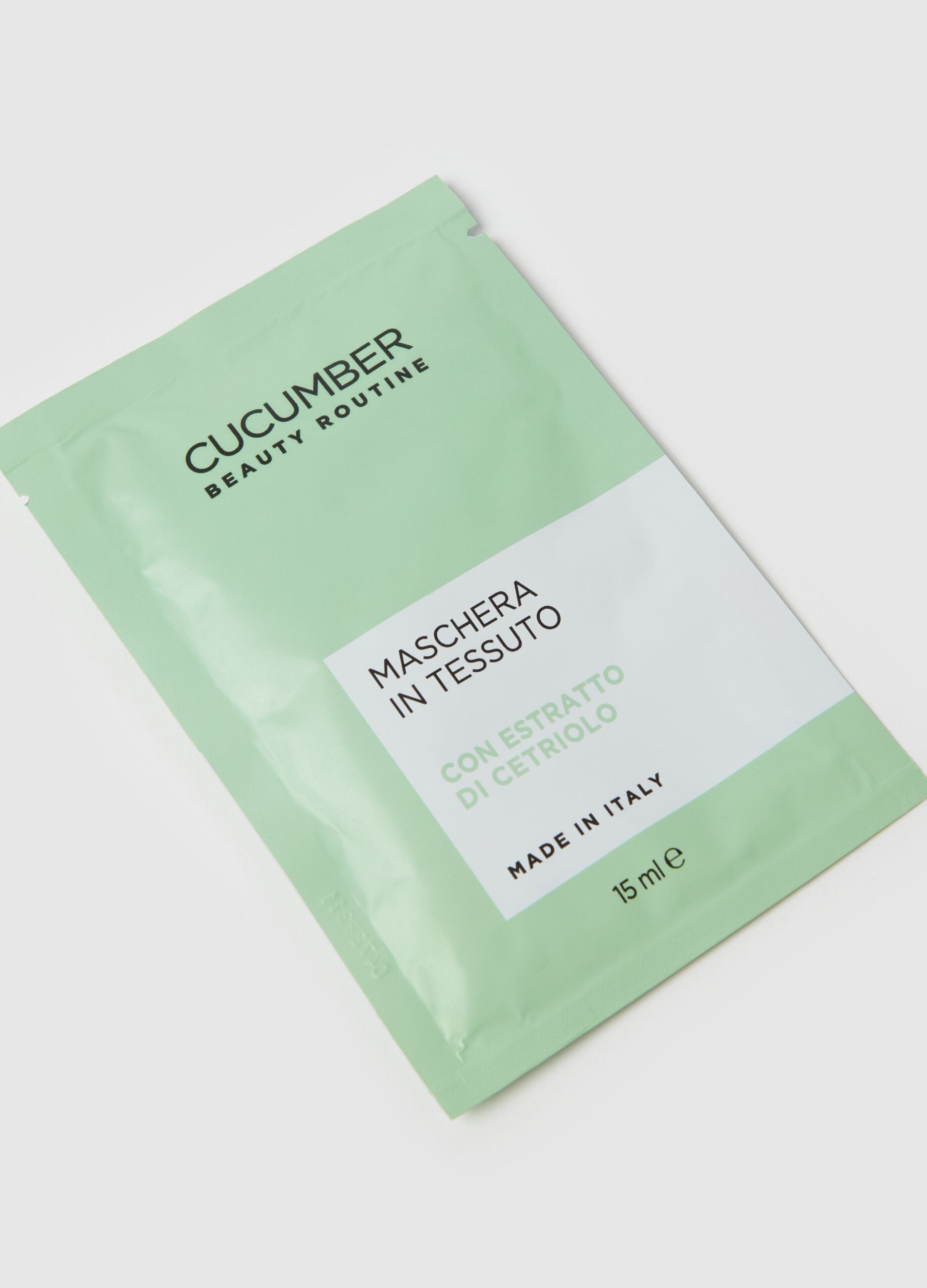 Cucumber fabric mask