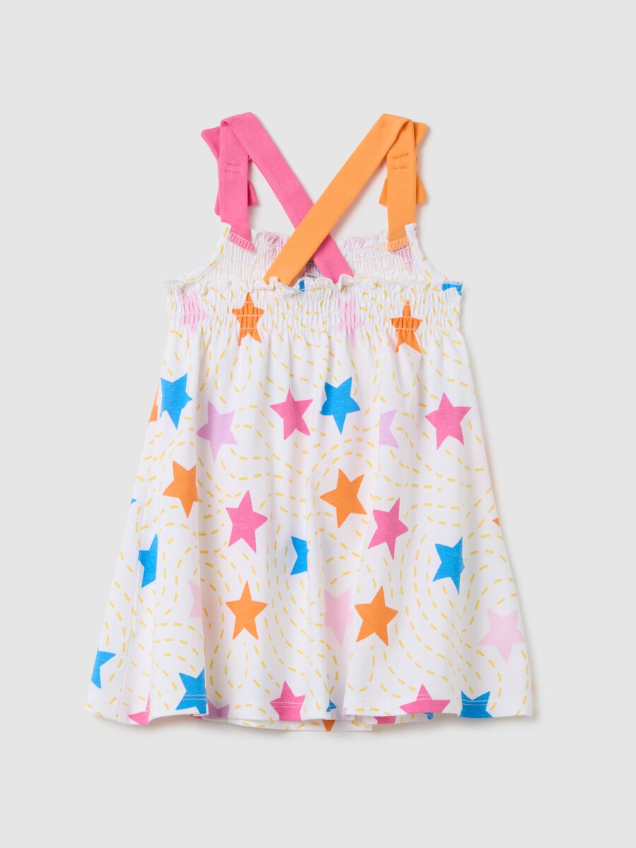 Abito da neonata in puro cotone multicolor wide fit_1