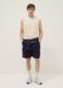 Beige crew-neck pure cotton vest top, relaxed fit_1