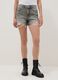 Grey pure cotton shorts_1