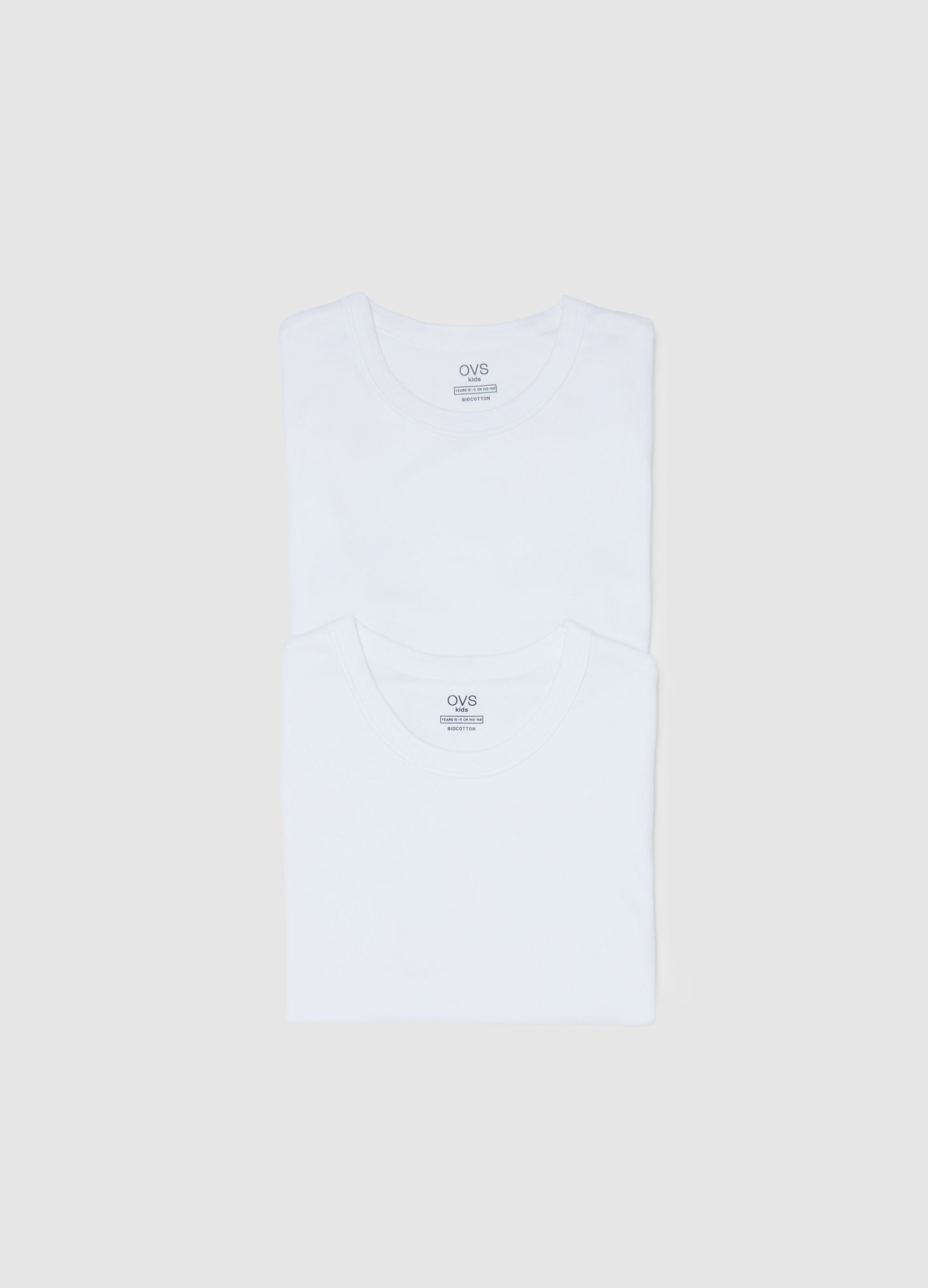 White T-shirt Twin Pack for Boys
