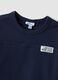Blue pure organic cotton T-shirt with print for boys_2