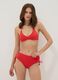 Red bikini bottoms in stretch fabric with side ties_0