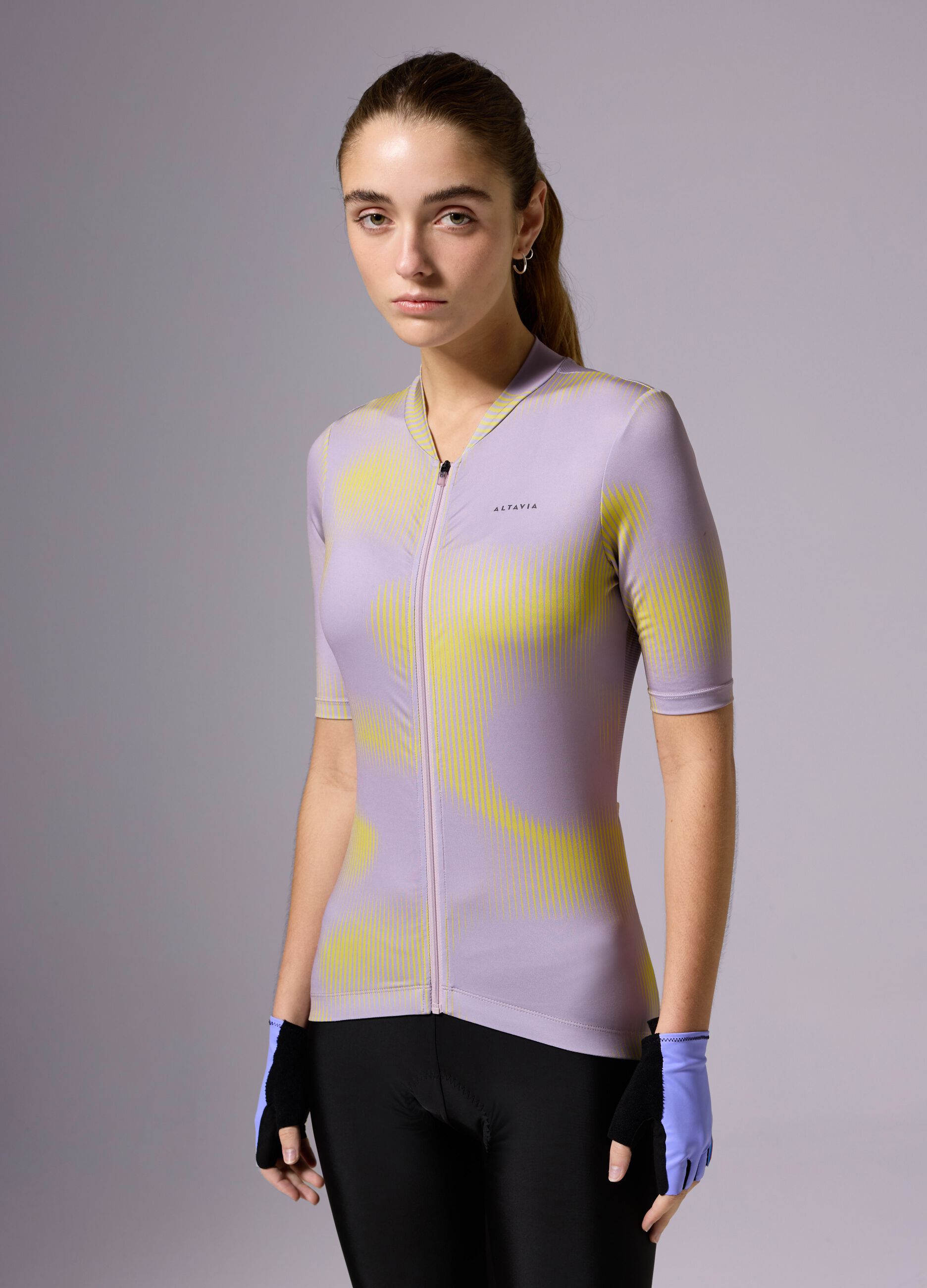 ALTAVIA full-zip cycle T-shirt