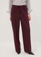 Purple stretch viscose straight-leg trousers_1