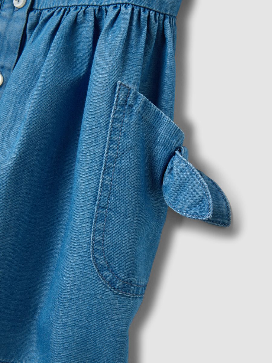 Abito denim azzurro in misto cotone e lyocell_3