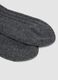 Long grey socks in wool, viscose and stretch cashmere_1