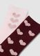 3-pack of long pink socks in stretch organic cotton_1