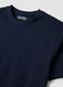 Blue short-sleeve pure cotton T-shirt_5