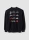 Black cotton-blend AC/DC printed sweatshirt_6