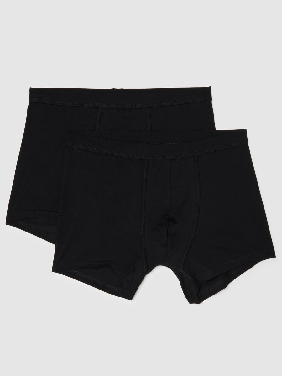 Bipack boxer neri in cotone Supima elasticizzato regular fit_4
