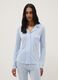 Pure Viscose Multicolour Check Pyjama Regular Fit with V-Neck_1
