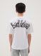 T-shirt in puro cotone bianco da ragazzo oversize fit con stampa_2